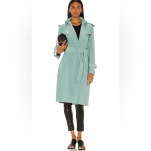 NWT Norma Kamali trench coat size 36/S